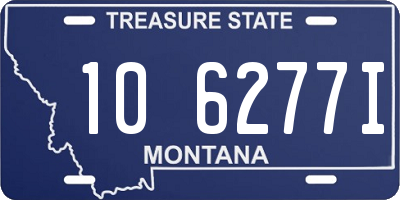 MT license plate 106277I