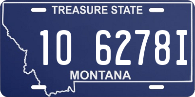 MT license plate 106278I