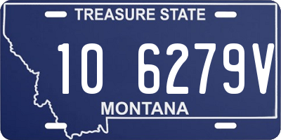 MT license plate 106279V