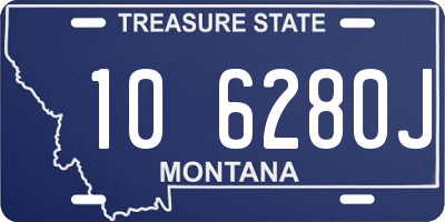 MT license plate 106280J