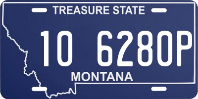 MT license plate 106280P