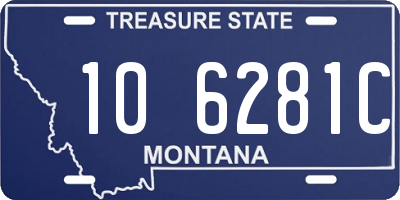 MT license plate 106281C