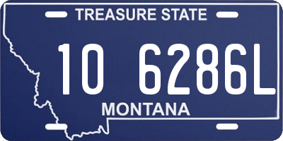 MT license plate 106286L