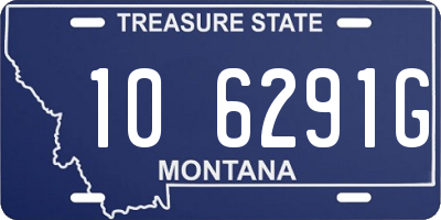 MT license plate 106291G