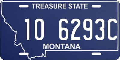 MT license plate 106293C