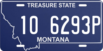 MT license plate 106293P