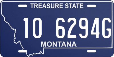 MT license plate 106294G