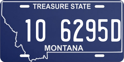 MT license plate 106295D