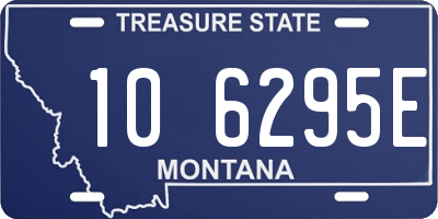 MT license plate 106295E