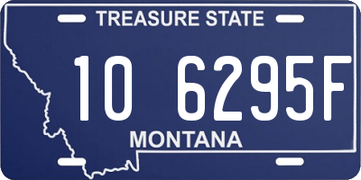 MT license plate 106295F