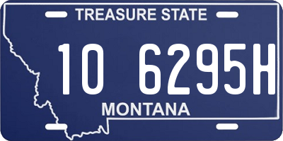 MT license plate 106295H