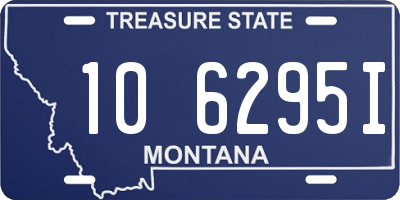 MT license plate 106295I