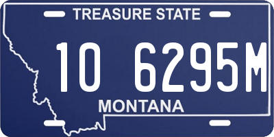 MT license plate 106295M