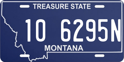 MT license plate 106295N