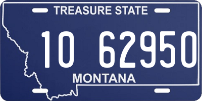 MT license plate 106295O