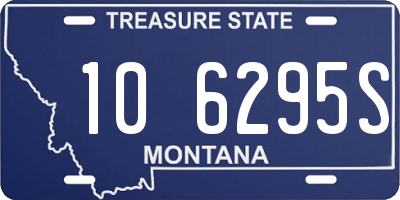 MT license plate 106295S