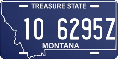 MT license plate 106295Z