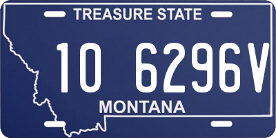 MT license plate 106296V