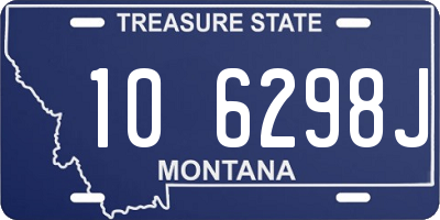 MT license plate 106298J