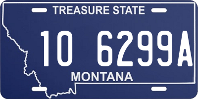 MT license plate 106299A