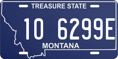 MT license plate 106299E