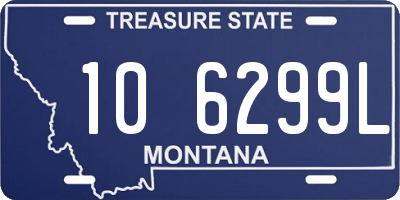 MT license plate 106299L