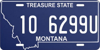 MT license plate 106299U