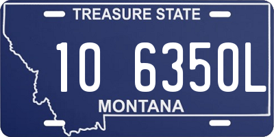 MT license plate 106350L