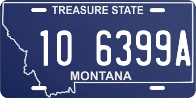 MT license plate 106399A