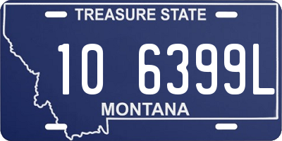 MT license plate 106399L