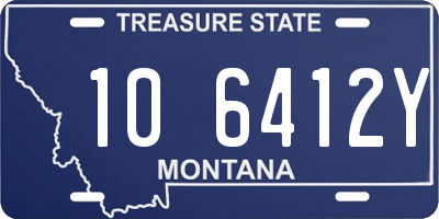 MT license plate 106412Y