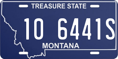 MT license plate 106441S