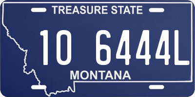 MT license plate 106444L