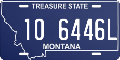 MT license plate 106446L