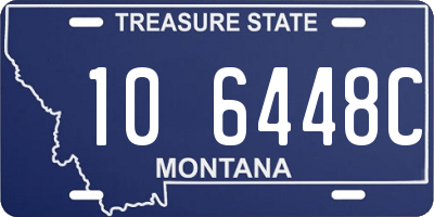 MT license plate 106448C