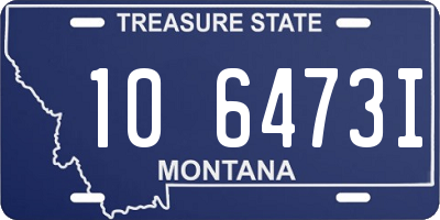 MT license plate 106473I