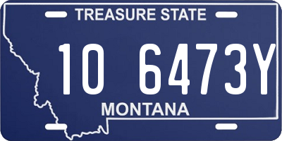 MT license plate 106473Y