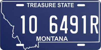 MT license plate 106491R