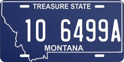 MT license plate 106499A