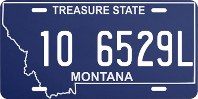 MT license plate 106529L