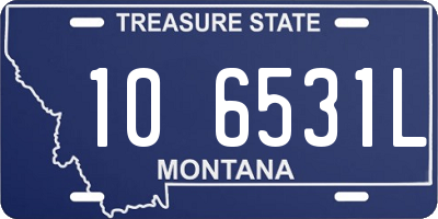 MT license plate 106531L