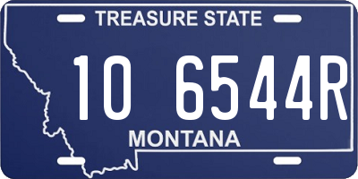 MT license plate 106544R