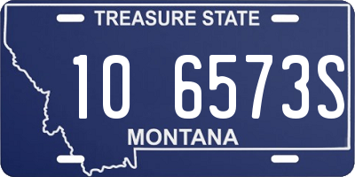 MT license plate 106573S