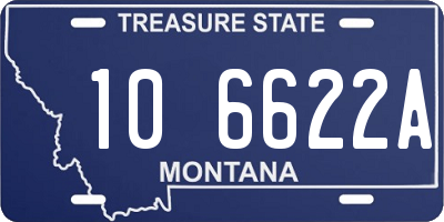 MT license plate 106622A