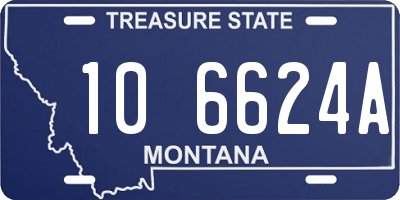 MT license plate 106624A