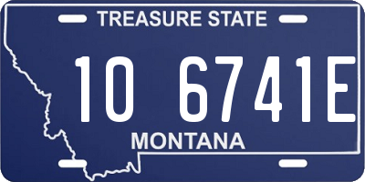 MT license plate 106741E