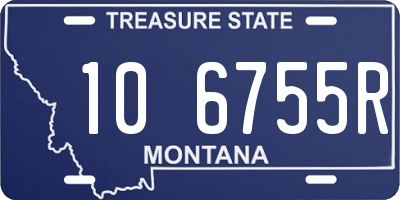 MT license plate 106755R