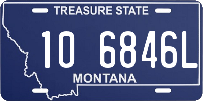 MT license plate 106846L