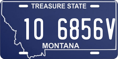 MT license plate 106856V