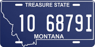 MT license plate 106879I